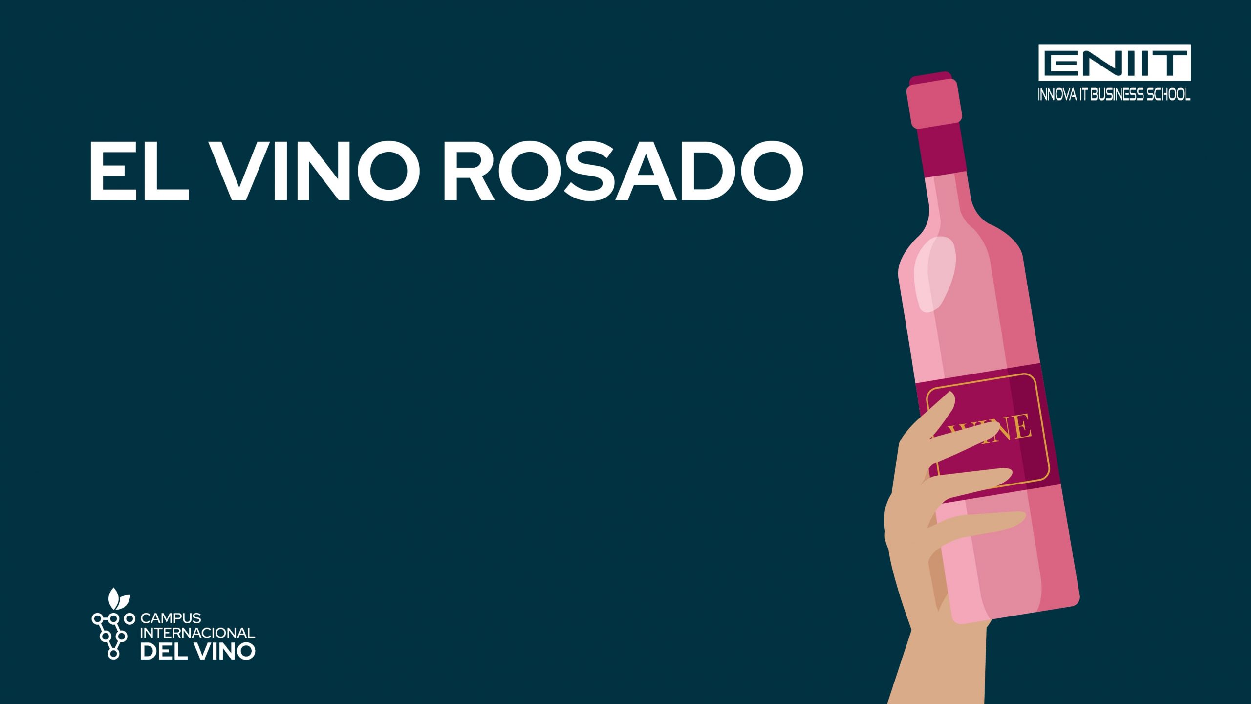 El vino rosado