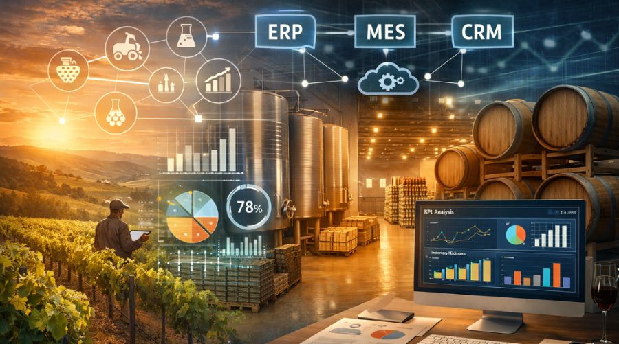 Gestión vitivinícola 4.0. y cómo transforma la dirección de una bodega